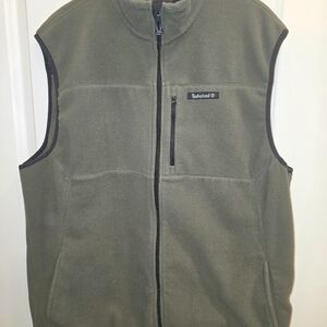 Timberland Men's Green Fleece Vest